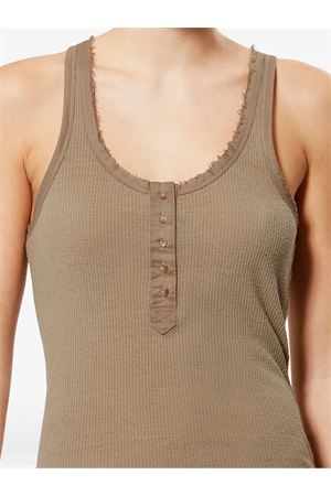 Ribbed Silk Jersey Tank Top ISABEL MARANT | TS0318FAD2K02I50LB